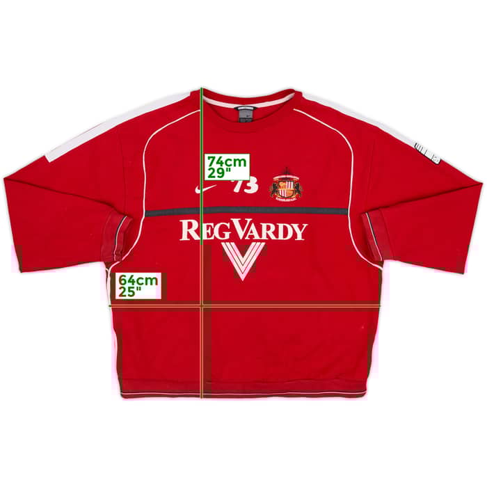 2002-04 Sunderland Player Issue Nike Sweat Top #73 - 7/10 - (XL)