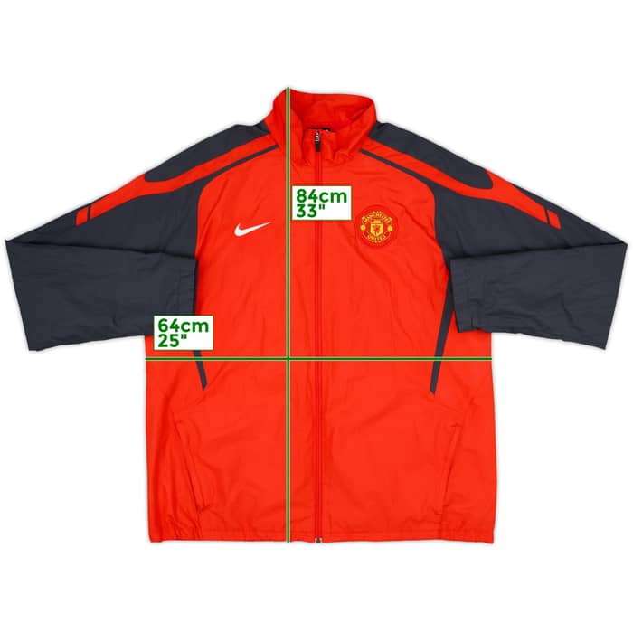 2011-12 Manchester United Nike Track Jacket - 8/10 - (XL)