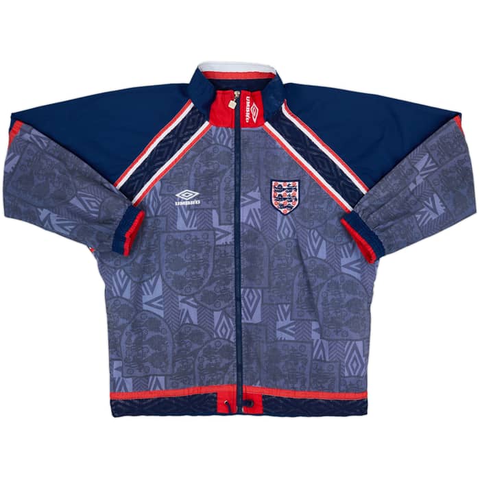 1994-96 England Umbro Track Jacket - 8/10 - (M)