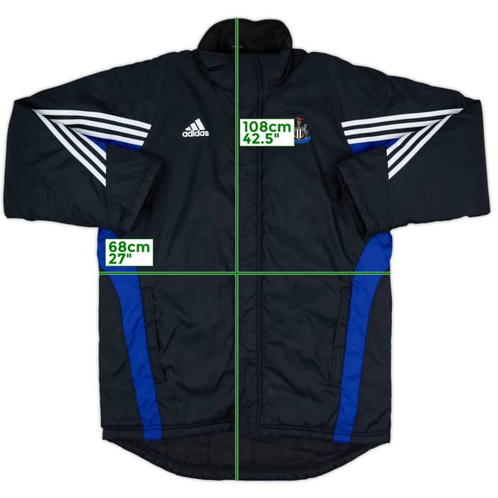 2002-03 Newcastle United adidas Hooded Rain Jacket - 9/10 - (L/XL)