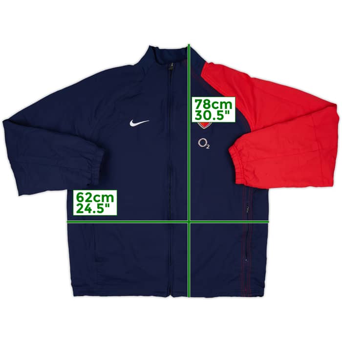 2004-05 Arsenal Nike Track Jacket - 7/10 - (L)
