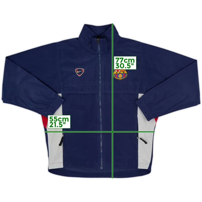 1999-00 Barcelona Nike Track Jacket - 8/10 - (L)