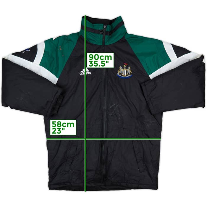 1997-98 Newcastle adidas Padded Bench Coat - 6/10 - (S)