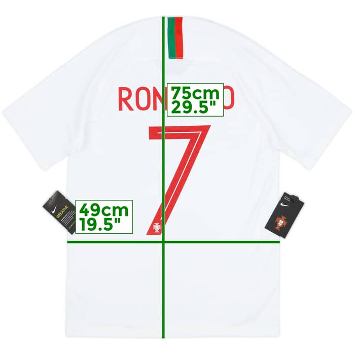 2018-19 Portugal Away Shirt Ronaldo #7 (S)