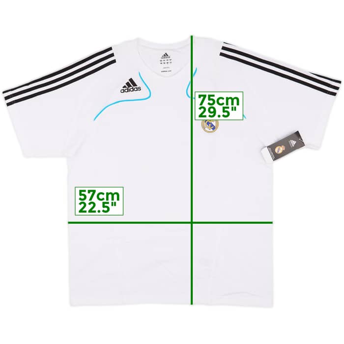 2008-09 Real Madrid adidas Cotton Tee (L/XL)