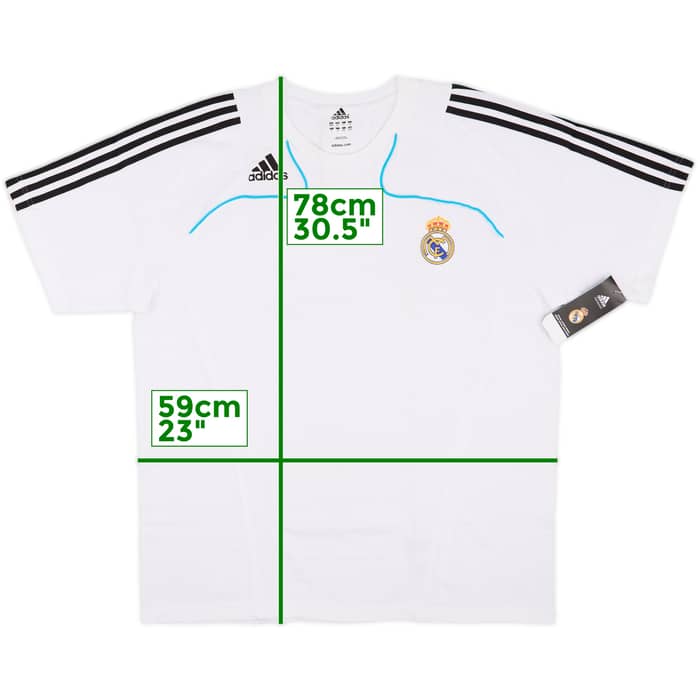 2008-09 Real Madrid adidas Cotton Tee (XXL)