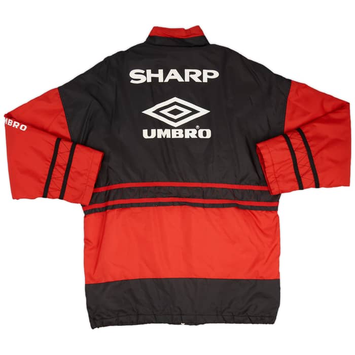 1992-93 Manchester United Umbro Padded Bench Coat - 9/10 - (L)