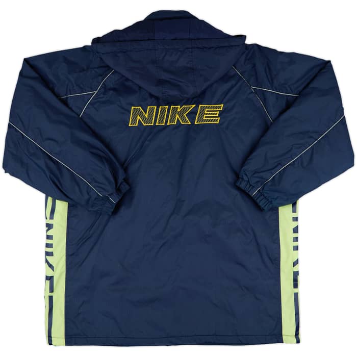 1995-96 Nike Template Padded Bench Coat (Borussia Dortmund) - 8/10 - (XXL)