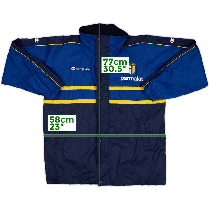 1999-00 Parma Champion Hooded Rain Jacket - 7/10 - (XL.Boys)