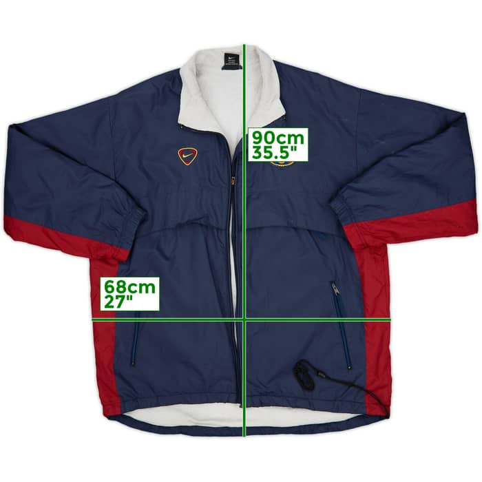 2000-01 Barcelona Nike Padded Bench Coat - 4/10 - (L)
