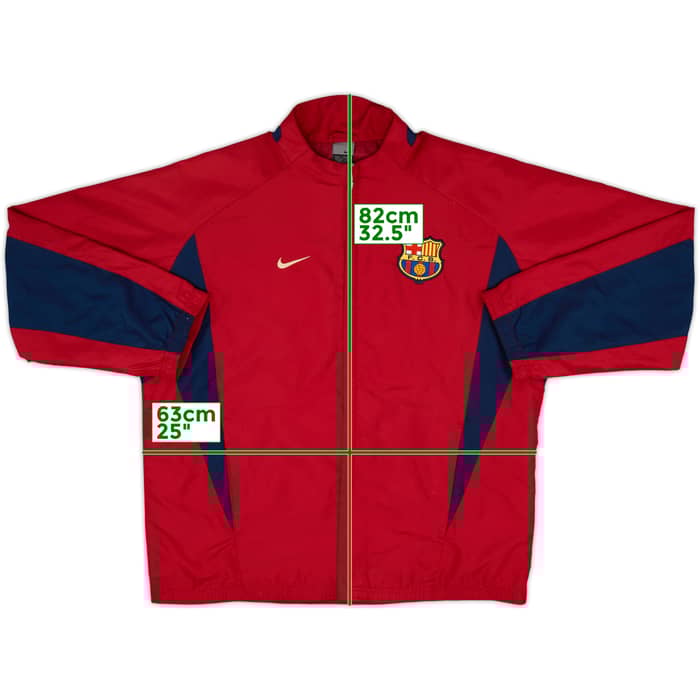 2001-02 Barcelona Nike Track Jacket - 8/10 - (L)