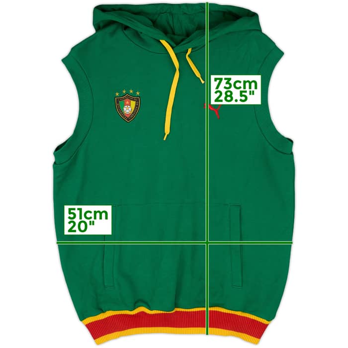 2010-12 Cameroon Puma Hooded Vest - 8/10 - (M)