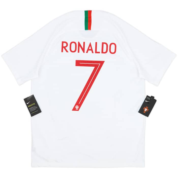 2018-19 Portugal Away Shirt Ronaldo #7 (L)