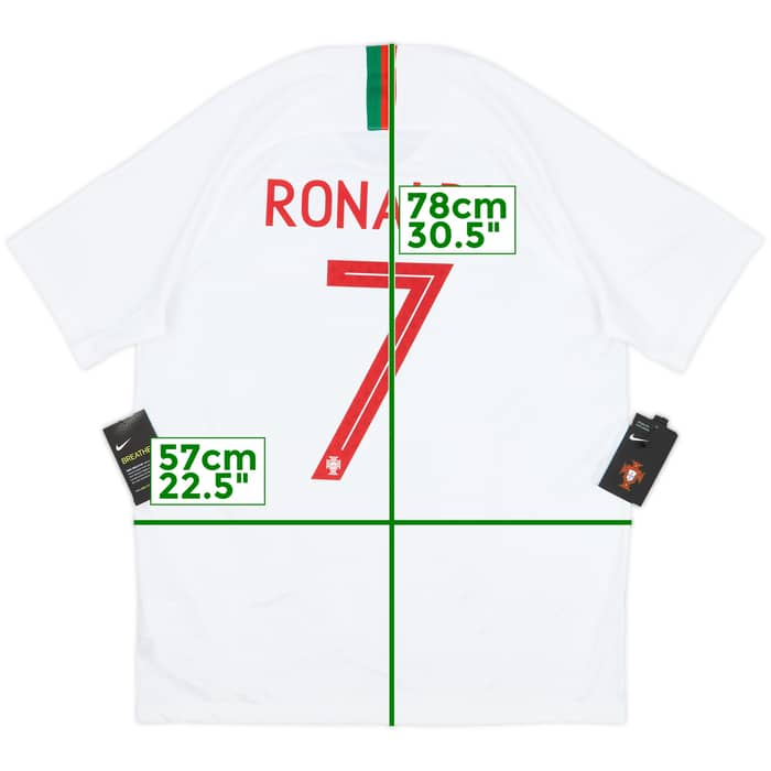 2018-19 Portugal Away Shirt Ronaldo #7 (L)