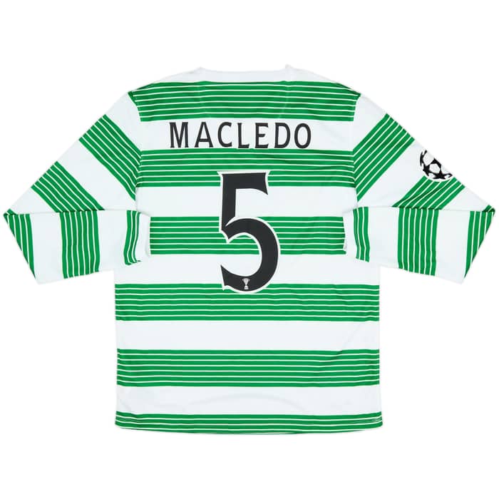 2013-15 Celtic Home L/S Shirt Macledo #5 (XL.Boys)