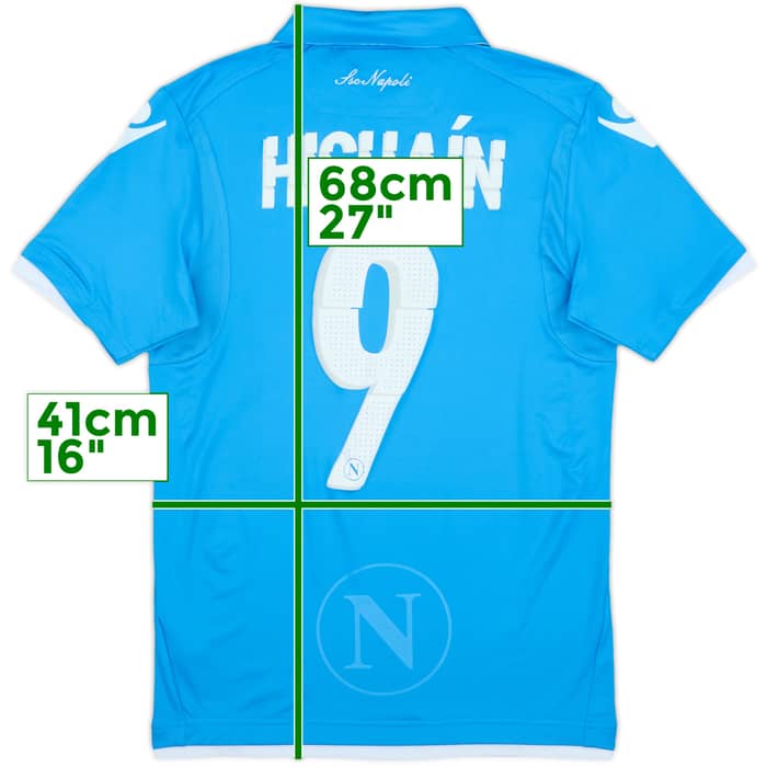 2014-15 Napoli Home Shirt Higuain #9 (S)