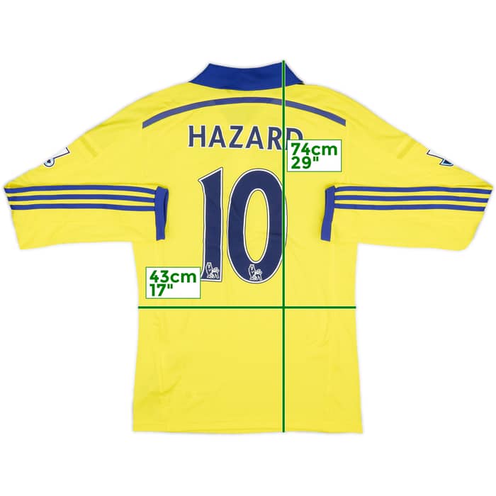 2014-15 Chelsea Away L/S Shirt Hazard #10 (S)