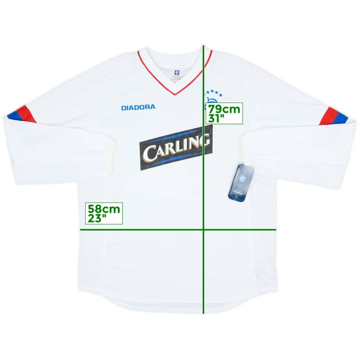 2003-04 Rangers Third L/S Shirt (L)