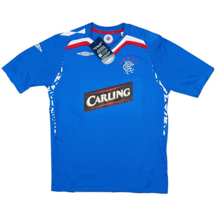 2007-08 Rangers Home Shirt (L.Boys)