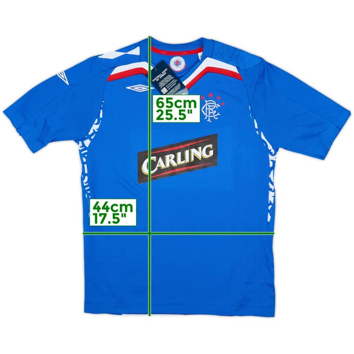 2007-08 Rangers Home Shirt (L.Boys)