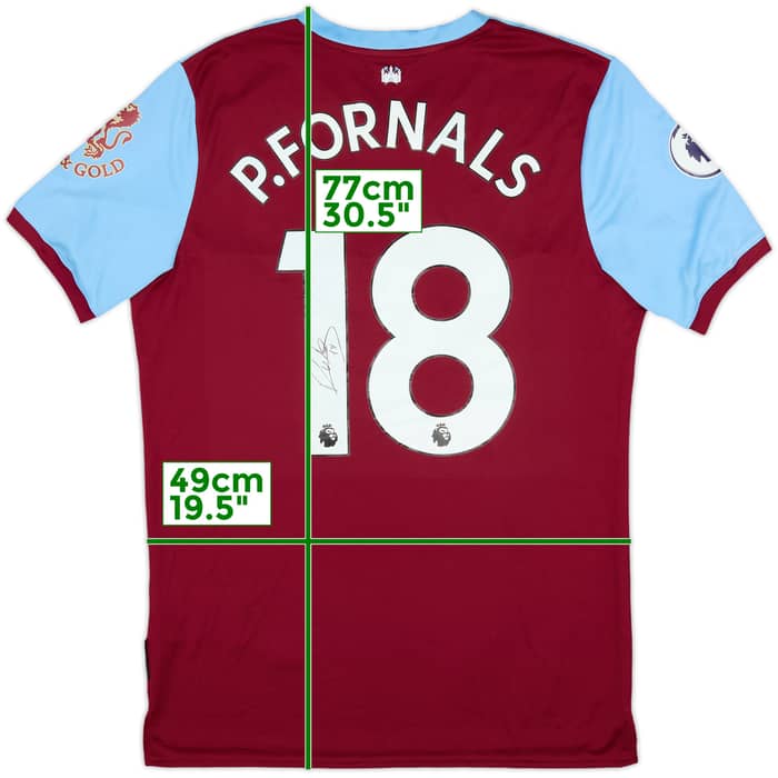 2019-20 West Ham Signed Home Shirt P. Fornals #18 (M)