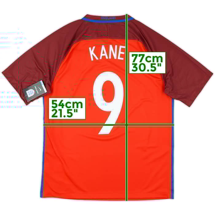 2016-17 England Away Shirt Kane #9 (L)