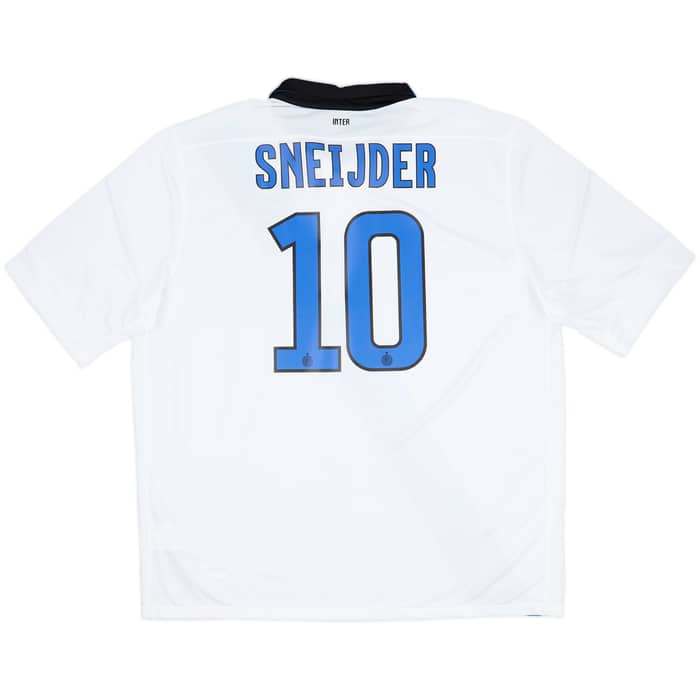 2011-12 Inter Milan Away Shirt Sneidjer #10 (XXL)
