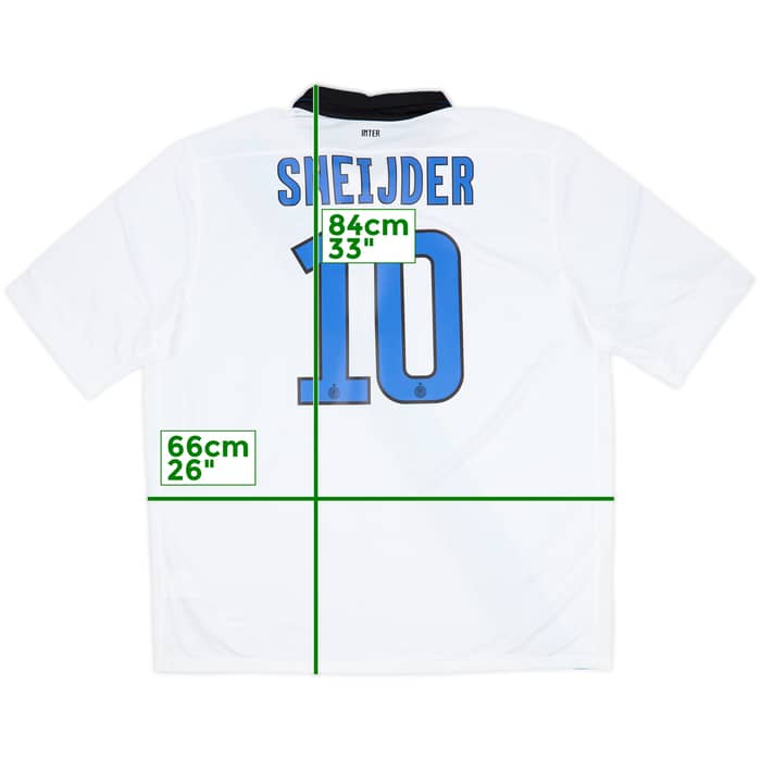 2011-12 Inter Milan Away Shirt Sneidjer #10 (XXL)
