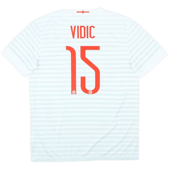 2014-15 Inter Milan Away Shirt Vidic #15 (L)