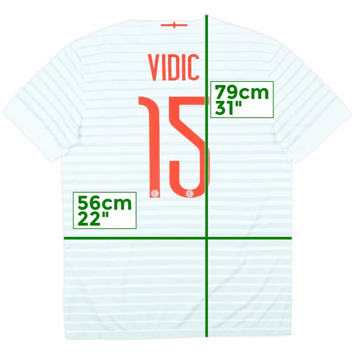 2014-15 Inter Milan Away Shirt Vidic #15 (L)
