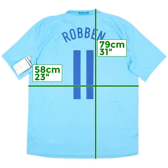 2008-10 Netherlands Away Shirt Robben #11 (L)