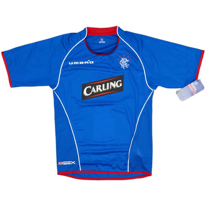 2005-06 Rangers Home Shirt (S.Boys)