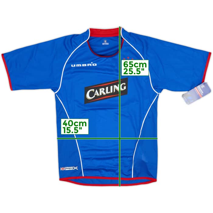 2005-06 Rangers Home Shirt (S.Boys)