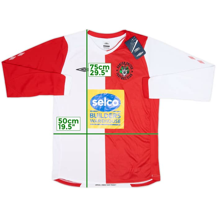 2006-07 Ashton United Home L/S Shirt (S)