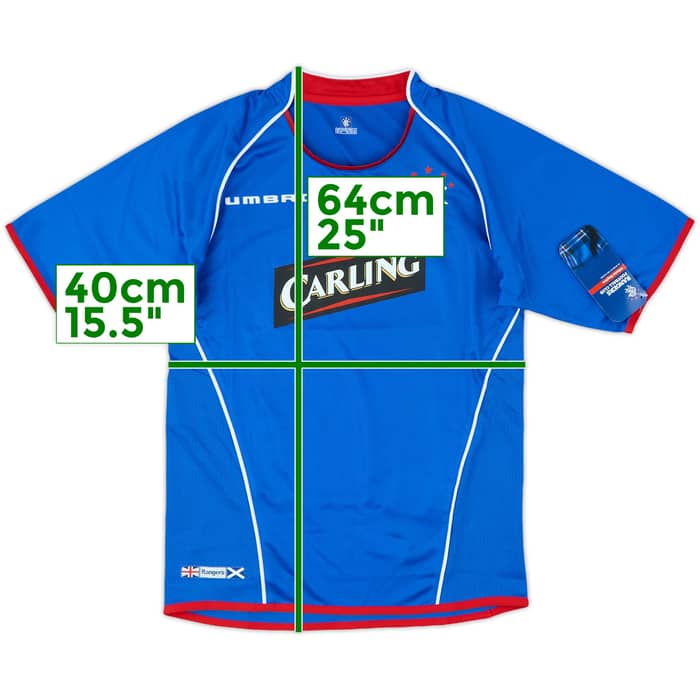2005-06 Rangers Home Shirt (S.Boys)