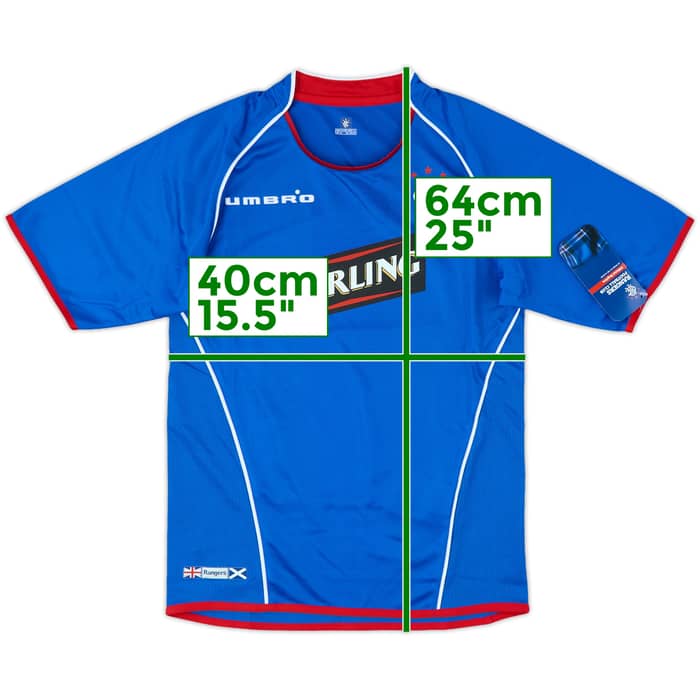 2005-06 Rangers Home Shirt (S.Boys)