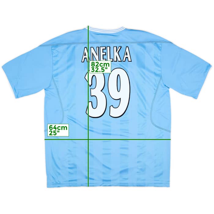 2003-04 Manchester City Home Shirt Anelka #39 (XL)