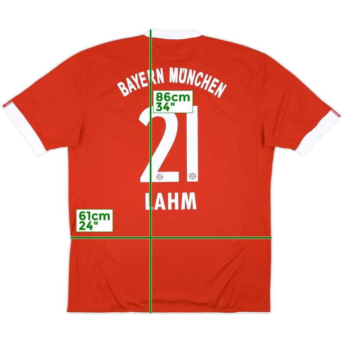 2009-10 Bayern Munich Home Shirt Lahm #21 - 8/10 - (XXL)