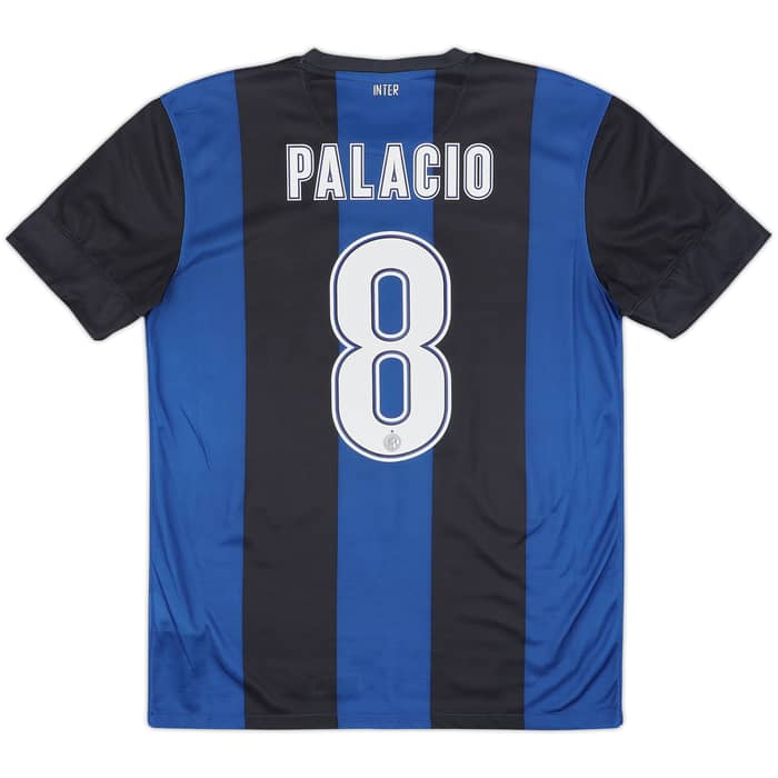 2012-13 Inter Milan Home Shirt Palacio #8 - 7/10 - (M)