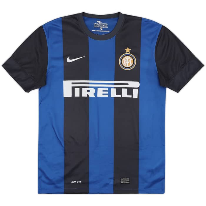 2012-13 Inter Milan Home Shirt Palacio #8 - 7/10 - (M)