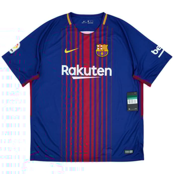 2017-18 Barcelona Home Shirt A.Iniesta #8 (XL)