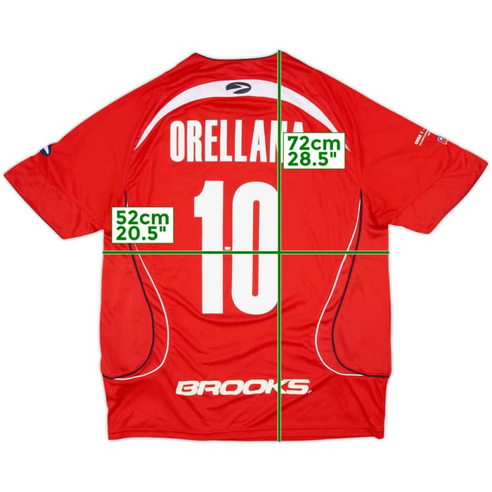 Camiseta de local de Chile 2007-09 Orellana #10 - 9/10 - (L)