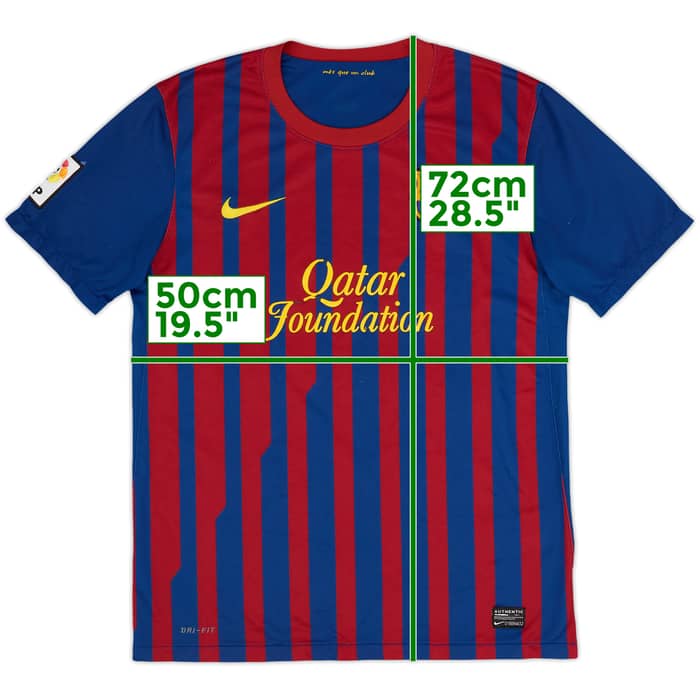 2011-12 Barcelona Home Shirt - 5/10 - (M)