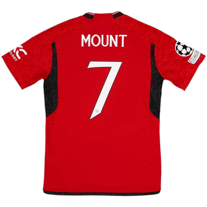 2023-24 Manchester United Authentic Home Shirt Mount #7 - 8/10 - (M)