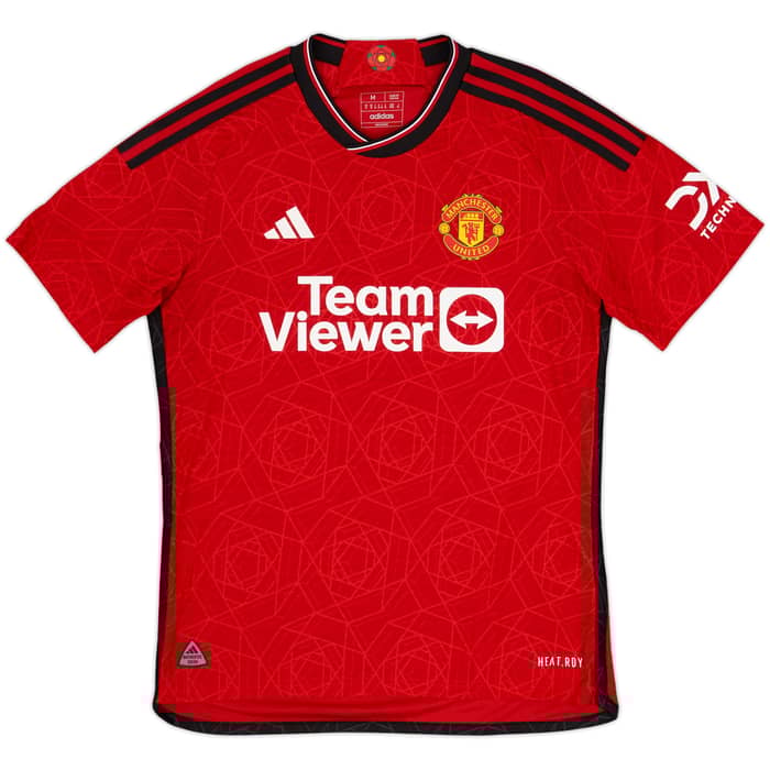 2023-24 Manchester United Authentic Home Shirt Mount #7 - 8/10 - (M)