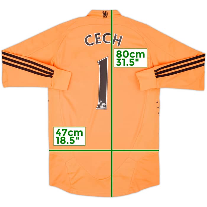 2008-09 Chelsea Camiseta de Arquero Cech #1 - 8/10 - (S)