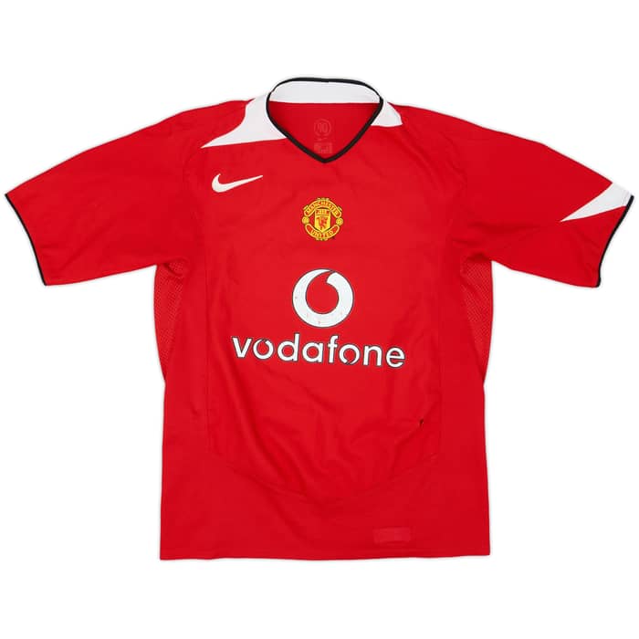 2004-06 Manchester United Camiseta de Local - 5/10 - (S)