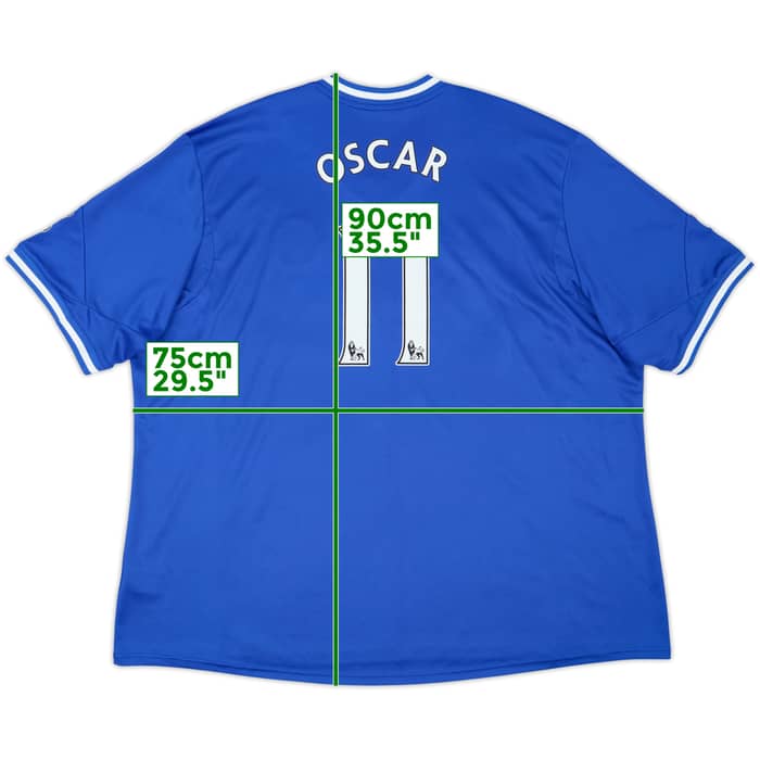 2013-14 Chelsea Home Shirt Oscar #11 - 8/10 - (4XL)