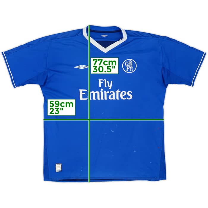 2003-05 Chelsea Home Shirt - 3/10 - (XL)