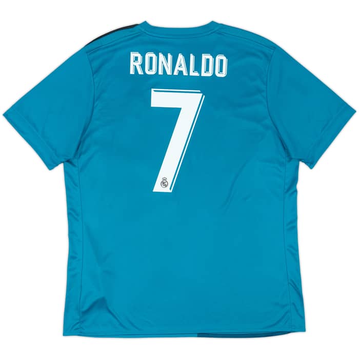 2017-18 Real Madrid Camiseta Tercera Ronaldo #7 - 6/10 - (XL)